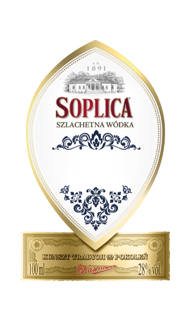 SOPLICA WIŚNIOWA edycja weselna z etykietami GRATIS 100ml 30 Wodka